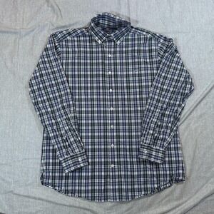 Vineyard Vines Shirt Mens Large Plaid Slim Fit Tucker Whale Preppy Casual‎